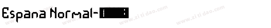 Espana Normal字体转换
